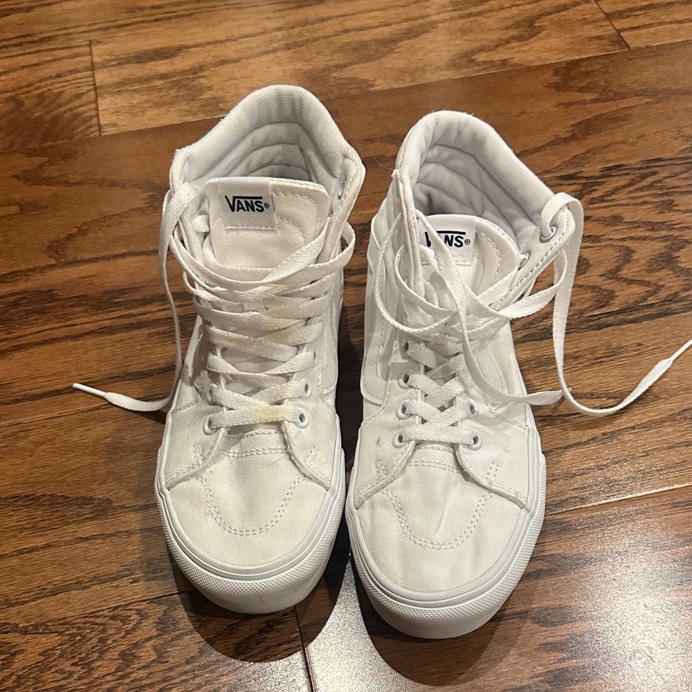 Vans Classic White High-Tops - Picture 3 of 5